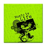 Music Is Life Face Towel