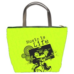 Music Is Life Bucket Bag from ArtsNow.com Back