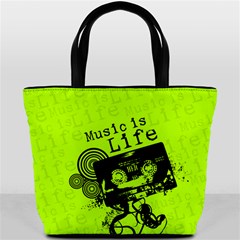 Music Is Life Bucket Bag from ArtsNow.com Back