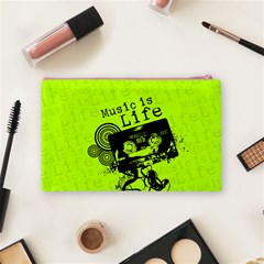 Music Is Life Cosmetic Bag (Medium) from ArtsNow.com Back