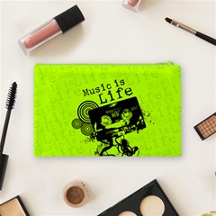 Music Is Life Cosmetic Bag (Medium) from ArtsNow.com Back