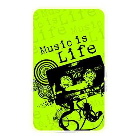 Music Is Life Memory Card Reader (Rectangular) from ArtsNow.com Front
