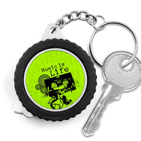 Music Is Life Measuring Tape from ArtsNow.com Front