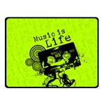 Music Is Life Fleece Blanket (Small)