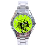 Music Is Life Stainless Steel Analogue Watch