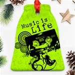 Music Is Life Bell Ornament (Two Sides)