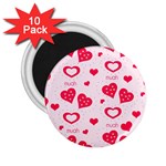 Muah Harts 2.25  Magnet (10 pack)