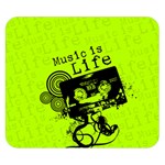 Music Is Life Double Sided Flano Blanket (Small)
