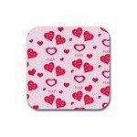 Muah Harts Rubber Coaster (Square)