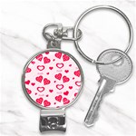 Muah Harts Nail Clippers Key Chain