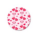 Muah Harts Magnet 3  (Round)