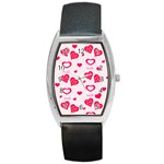 Muah Harts Barrel Style Metal Watch