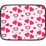 Muah Harts Fleece Blanket (Mini)