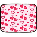 Muah Harts Fleece Blanket (Mini)