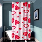 Muah Harts Shower Curtain 36  x 72  (Stall)