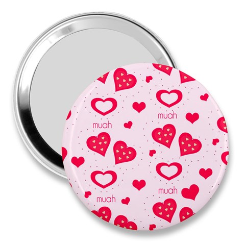 Muah Harts 3  Handbag Mirror from ArtsNow.com Front