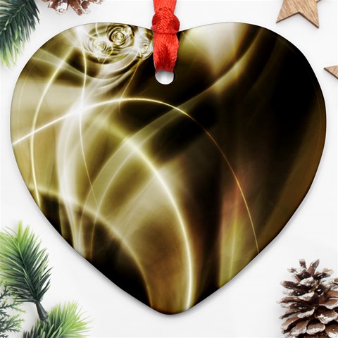 Metal Fluid Ornament (Heart) from ArtsNow.com Front