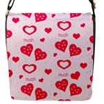 Muah Harts Flap Closure Messenger Bag (S)