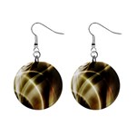 Metal Fluid 1  Button Earrings