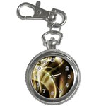 Metal Fluid Key Chain Watch