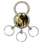 Metal Fluid 3-Ring Key Chain