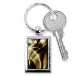 Metal Fluid Key Chain (Rectangle)