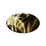 Metal Fluid Sticker Oval (100 pack)