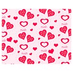 Muah Harts Double Sided Flano Blanket (Medium)