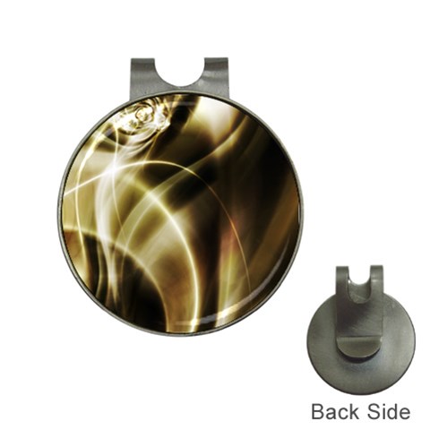 Metal Fluid Golf Ball Marker Hat Clip from ArtsNow.com Front