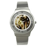 Metal Fluid Stainless Steel Watch