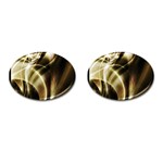 Metal Fluid Cufflinks (Oval)