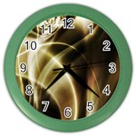 Metal Fluid Color Wall Clock