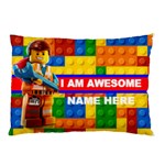 Lego Bricks Lego Blocks Custom Made Standard Size Pillow Case Pillow Case (Two Sides) Clone