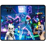 Marshmello Emote Emote Dancer Marsh Walk Fleece Blanket Fleece Blanket (Medium)