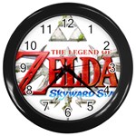 The Legend Of Zelda   Skyward Sword (logo) Wall Clock (Black)