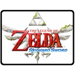 The Legend Of Zelda   Skyward Sword (logo) Fleece Blanket (Large)