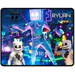 Marshmello Emote Emote Dancer Marsh Walk Fleece Blanket Fleece Blanket (Medium)
