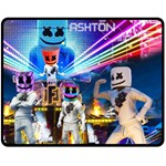 Marshmello Emote Emote Dancer Marsh Walk Fleece Blanket Fleece Blanket (Medium)