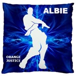 ORANGE JUSTICE CUSHION CASE Standard Flano Cushion Case (Two Sides)