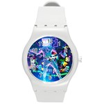 W6il3xvvdyq Jpglarge Round Plastic Sport Watch (M)