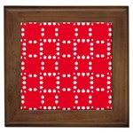 canadian maple leaves  Framed Tile