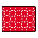 canadian maple leaves  Double Sided Fleece Blanket (Small)