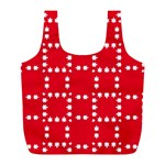 canadian maple leaves  Full Print Recycle Bag (L)
