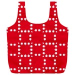 canadian maple leaves  Full Print Recycle Bag (XL)
