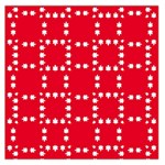 canadian maple leaves  Large Satin Scarf (Square)
