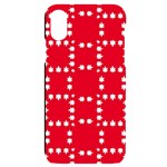 canadian maple leaves  iPhone X/XS Black UV Print Case