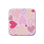 love05_bg3 Rubber Coaster (Square)