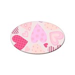 love05_bg3 Sticker Oval (100 pack)