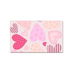 love05_bg3 Sticker Rectangular (100 pack)