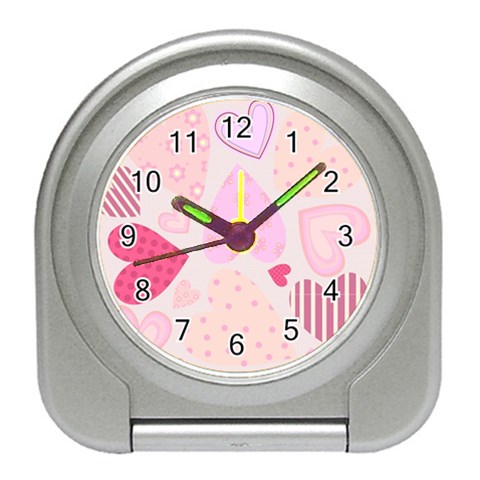 love05_bg3 Travel Alarm Clock from ArtsNow.com Front